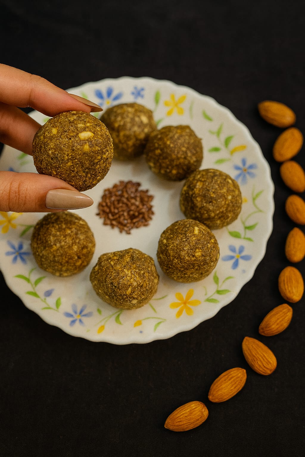 Flax seeds (Alsi) laddu